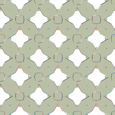 geometrik şekil tasarımlı kusursuz desen