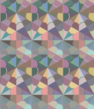 Geometrik süslemeli vektör deseni. Kusursuz tasarım dokusu.