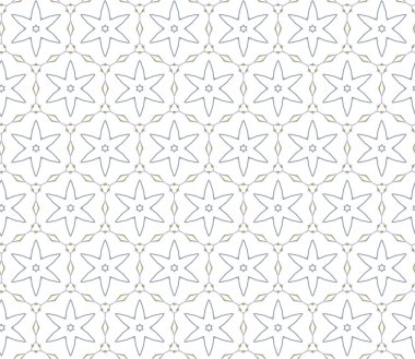 Geometrik süslemeli vektör deseni. Kusursuz tasarım dokusu.