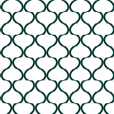 farklı geometrik şekillere sahip soyut, pürüzsüz desensiz vektör çizimi