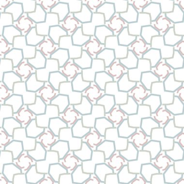 Modern geometrik vektör tasarımı, kusursuz desen çizimi