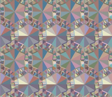 geometrik şekil tasarımlı kusursuz desen