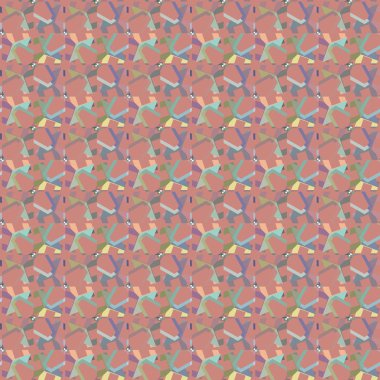 geometrik şekil tasarımlı kusursuz desen