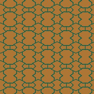 farklı geometrik şekillere sahip soyut, pürüzsüz desensiz vektör çizimi