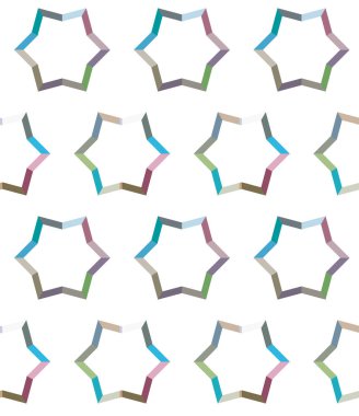 Geometrik süslemeli vektör deseni. Kusursuz tasarım dokusu.