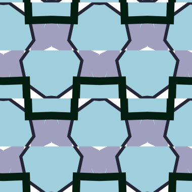 Soyut geometrik şekilli kusursuz desen