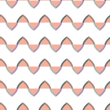 Modern geometrik vektör tasarımı, kusursuz desen çizimi