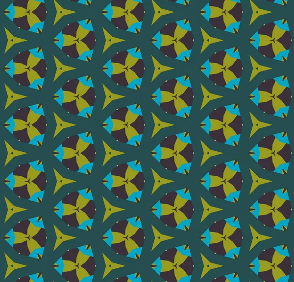 Patrón Vectorial Ornamental Geométrico Textura Diseño Sin Costuras — Archivo Imágenes Vectoriales