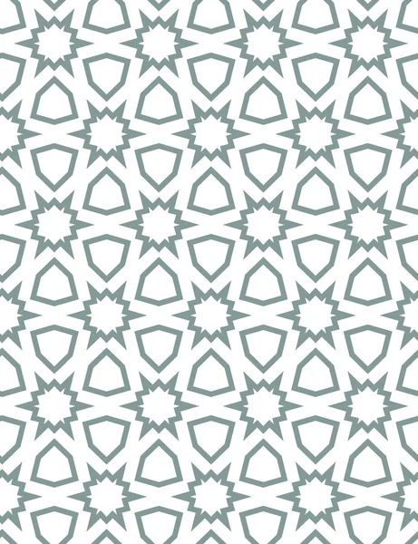 Геометрический Орнаментальный Векторный Рисунок Бесшовный Дизайн — стоковый вектор