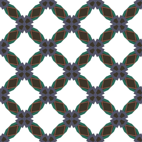 Motif Sans Couture Avec Conception Forme Géométrique — Image vectorielle