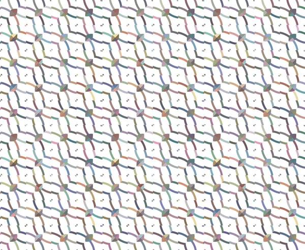 Abstracte Achtergrond Veelkleurige Kruising Gestreept Patroon Eenvoudige Weven Textuur Geometrisch Rechtenvrije Stockvectors