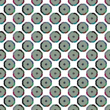 Geometrik süslemeli vektör deseni. Kusursuz tasarım dokusu.