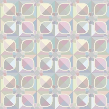 Soyut geometrik şablonun vektör çizimi