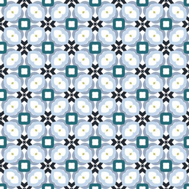 geometrik şekil tasarımlı kusursuz desen