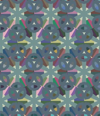 Soyut geometrik şablonun vektör çizimi