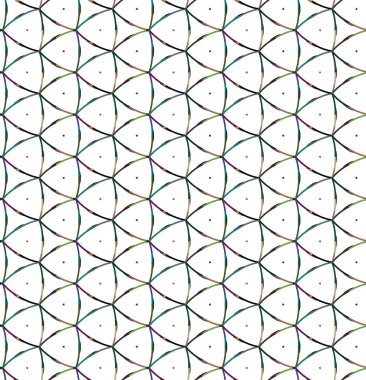 Modern geometrik vektör tasarımı, kusursuz desen çizimi
