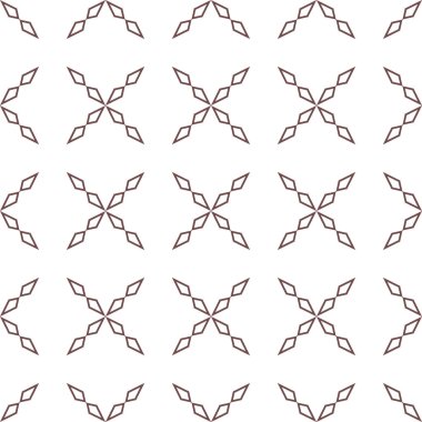 Farklı geometrik şekillere sahip kusursuz desensiz vektör çizimi