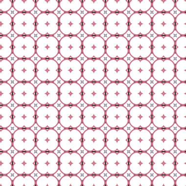 Geometrik süslemeli vektör deseni. Kusursuz tasarım dokusu.