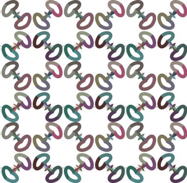 Kusursuz şablon arkaplan, soyut vektör çizimi 