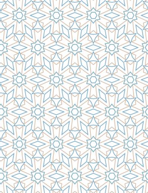 Geometrik süslemeli vektör deseni. Kusursuz tasarım dokusu.
