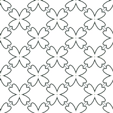 Geometrik süslemeli vektör deseni. Kusursuz tasarım dokusu.