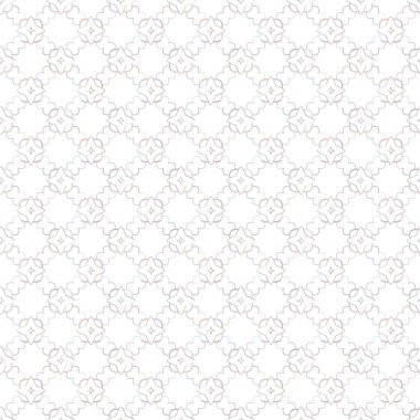 farklı geometrik şekillere sahip soyut, pürüzsüz desensiz vektör çizimi