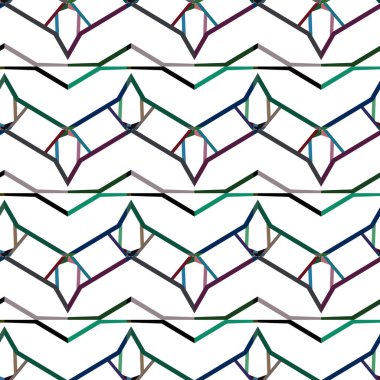 geometrik şekil tasarımlı kusursuz desen