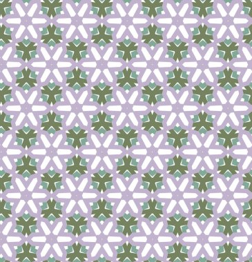 Soyut geometrik şekilli kusursuz desen