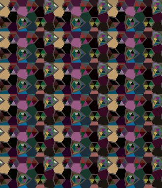 Soyut geometrik şablonun vektör çizimi