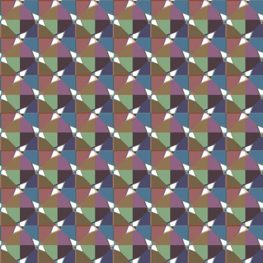 farklı geometrik şekillere sahip soyut, pürüzsüz desensiz vektör çizimi