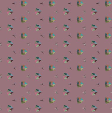 Geometrik süslemeli vektör deseni. Kusursuz tasarım dokusu.