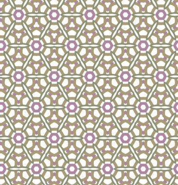 Soyut geometrik şekilli kusursuz desen