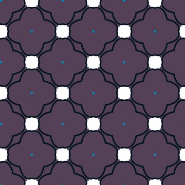 Renkli şekilli soyut geometrik desen