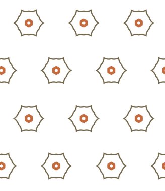 farklı geometrik şekillere sahip soyut, pürüzsüz desensiz vektör çizimi