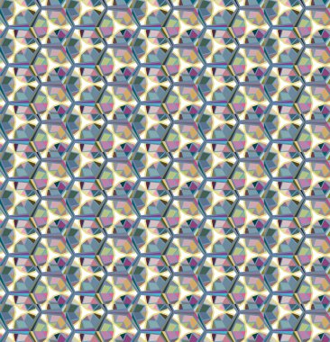 Soyut geometrik şablonun vektör çizimi