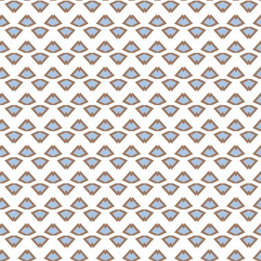 farklı geometrik şekillere sahip soyut, pürüzsüz desensiz vektör çizimi