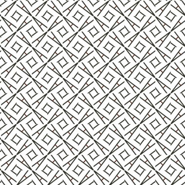 Geometrik süslemeli vektör deseni. Kusursuz tasarım dokusu.