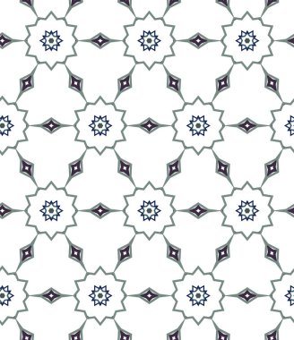 Modern geometrik vektör tasarımı, kusursuz desen çizimi