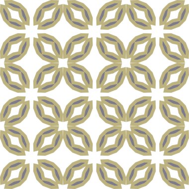 Geometrik süslemeli vektör deseni. Kusursuz tasarım dokusu.