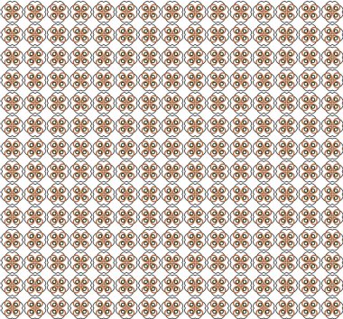 Soyut geometrik dikişsiz desen. Duvar kağıtları, arkaplan, yüzey dokuları için vektör çizimi 