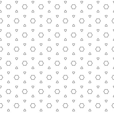 Soyut geometrik dikişsiz desen. Duvar kağıtları, arkaplanlar, yüzey dokuları için vektör çizimi 