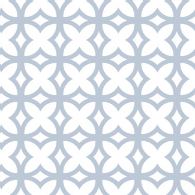 farklı geometrik şekillere sahip soyut, pürüzsüz desensiz vektör çizimi