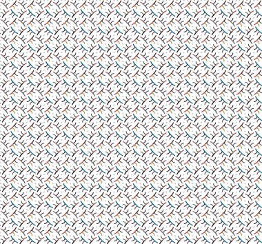 Geometrik süslemeli vektör deseni. Kusursuz tasarım dokusu.