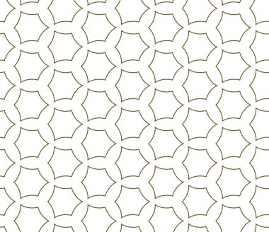 Geometrik süslemeli vektör deseni. Kusursuz tasarım dokusu.
