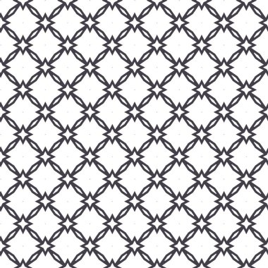 Soyut geometrik dikişsiz desen. Duvar kağıtları, arkaplanlar, yüzey dokuları için vektör çizimi 