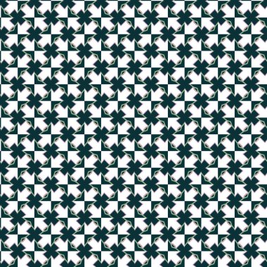 farklı geometrik şekillere sahip vektörsüz desen