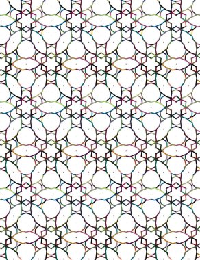 geometrik şekil tasarımlı kusursuz desen