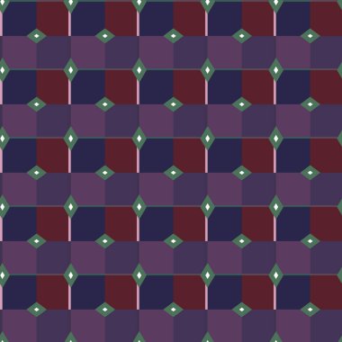 Geometrik süslemeli vektör deseni. Kusursuz tasarım dokusu.