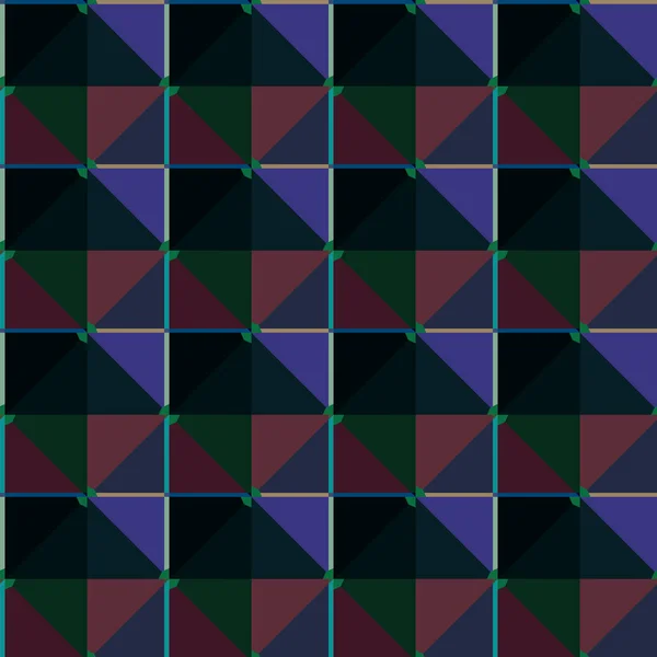 Patrón Abstracto Irregular Patrón Azulejos Sin Costura — Vector de stock