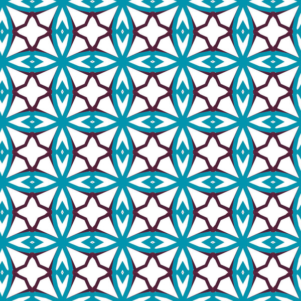 abstract seamless pattern vector illustration with different geometric shapes